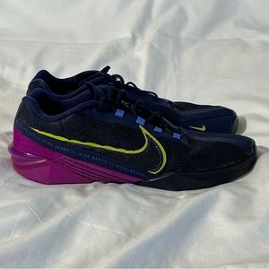 Nike React Metcon Turbo Navy Purple Women's Size 9.5 CT1249-400 Training Shoes